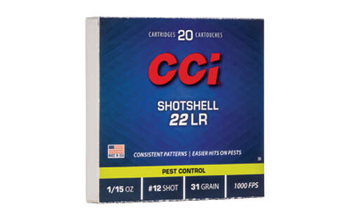 Ammunition CCI Ammunition Shotshell 22LR CCI P22SS 22LR SHOTSHELL 20/2000 • Model: Shotshell